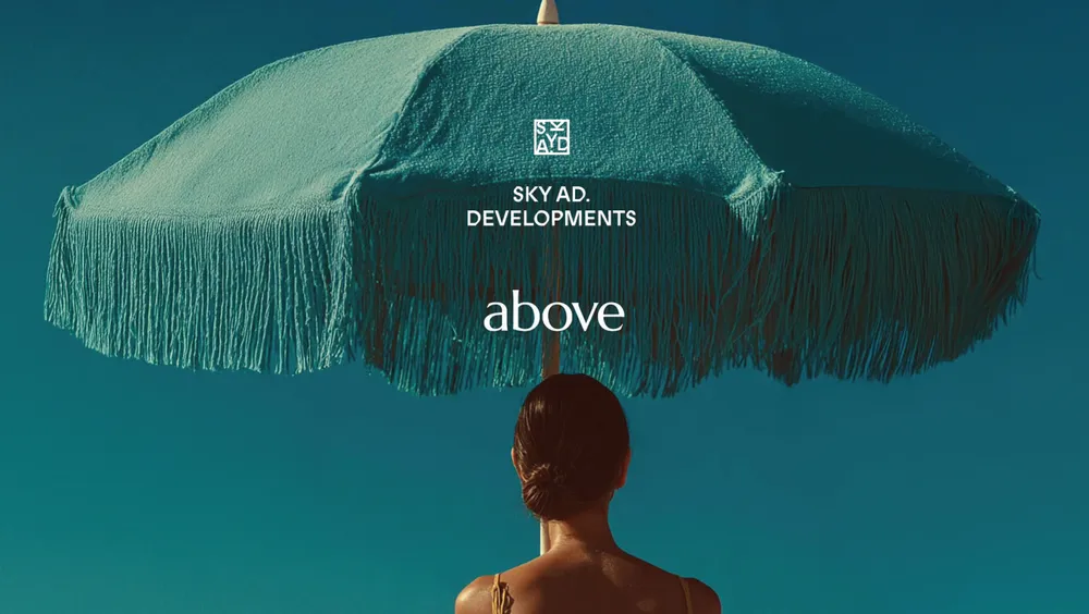 Sky AD Contact Background